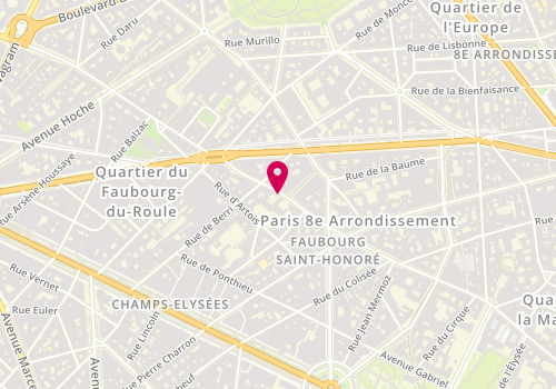 Plan de Tommy Hilfiger Calvin Klein, 137 Rue du Faubourg Saint Honore, 75008 Paris