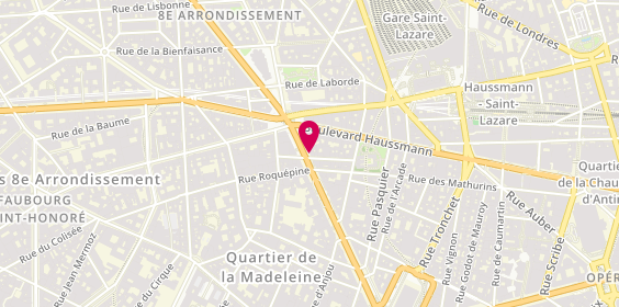 Plan de B Garbo, 34 Boulevard Malesherbes, 75008 Paris