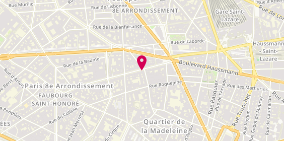 Plan de Griffes de Mode, 17 Rue la Boétie, 75008 Paris