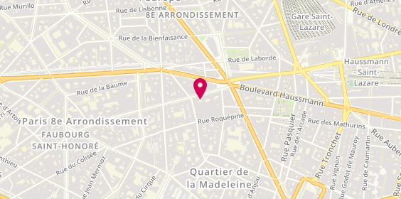 Plan de Bexley, 11 Rue la Boétie, 75008 Paris