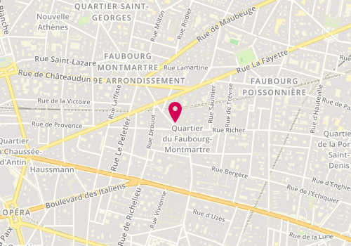 Plan de Thomaas & Nicolaas, Rue du Faubourg Montmartre, 75009 Paris