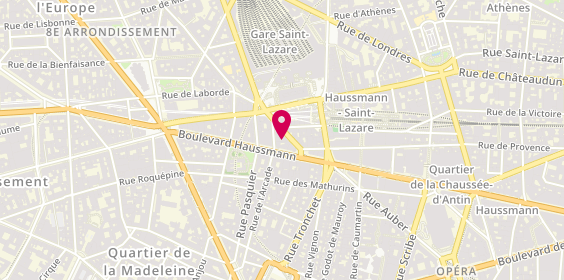 Plan de Finsbury, 5 Rue de Rome, 75008 Paris
