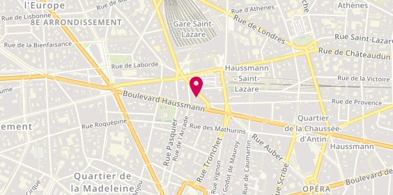Plan de Heller, 13 Rue d'Amsterdam, 75008 Paris