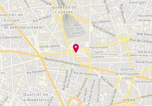 Plan de Miss Coquines, 14 place Gabriel Péri, 75008 Paris
