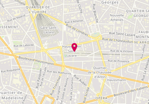 Plan de The Lifestyle Company, 60 Rue de Caumartin, 75009 Paris