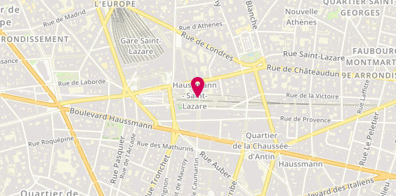 Plan de Tie Rack, 67 Rue de Caumartin, 75009 Paris