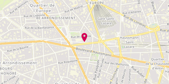 Plan de Fifty, 18 Rue de la Pepiniere, 75008 Paris