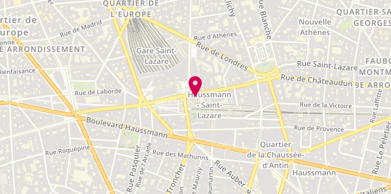 Plan de Dr Martens, 107 Rue Saint-Lazare, 75009 Paris