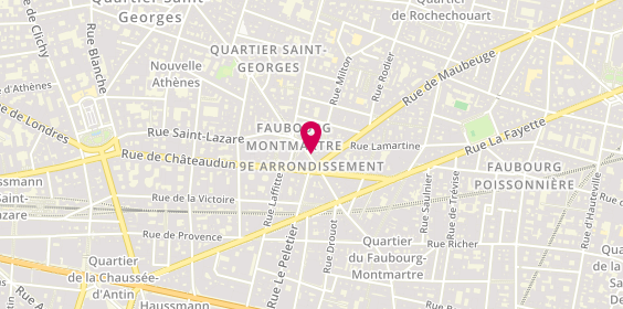 Plan de Cadocoeur, 64 Rue Faubourg Montmartre, 75009 Paris