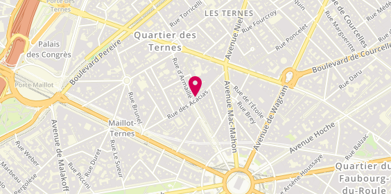Plan de Gm Fashion, 33 Rue des Acacias, 75017 Paris