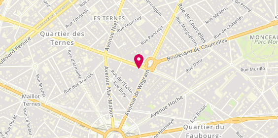 Plan de Manfield, 3 avenue des Ternes, 75017 Paris