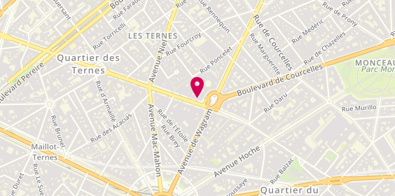 Plan de ILVA Ternes, 2 avenue des Ternes, 75017 Paris