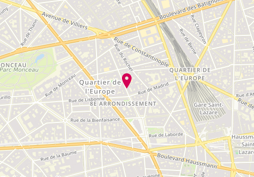 Plan de Tod's France, 22 Rue General Foy, 75008 Paris