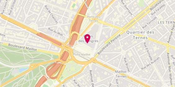 Plan de Marciano, Cip Palais des Congres
Place de la Porte Maillot, 75017 Paris