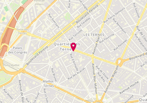 Plan de Rudy's, 63 avenue des Ternes, 75017 Paris