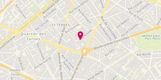 Plan de Stuart Distribution, 22 Rue Poncelet, 75017 Paris