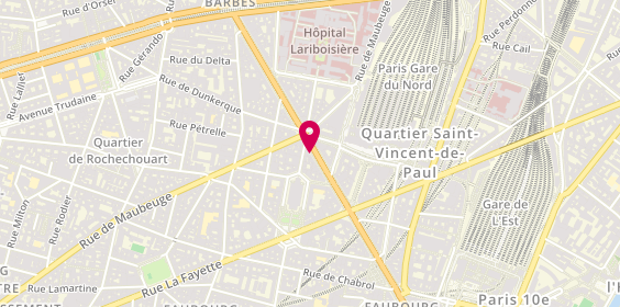 Plan de DAHAN Meyer, 121 Boulevard de Magenta, 75010 Paris