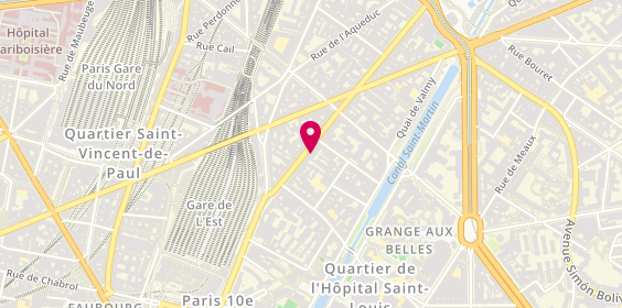 Plan de Le Coin des Marques, 218 Rue du Faubourg Saint-Martin, 75010 Paris