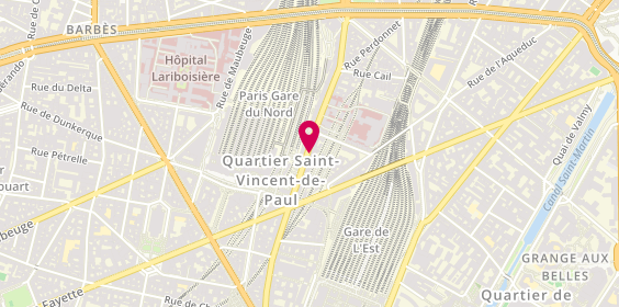 Plan de Indian Super Market, 184 Rue du Faubourg Saint-Denis, 75010 Paris