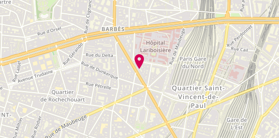 Plan de Center Mariage, 146 Boulevard de Magenta, 75010 Paris