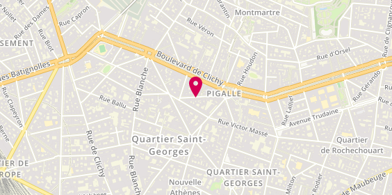 Plan de Pigalle Basketball, 17 Rue Duperré, 75009 Paris