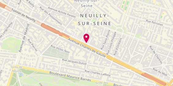 Plan de Pour Elle, 108 Avenue Charles de Gaulle, 92200 Neuilly-sur-Seine