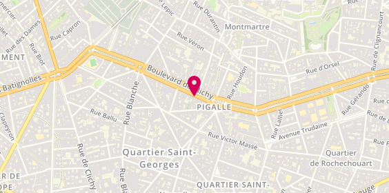 Plan de Casandra, Casandra Pigalle, Lingerie Pigalle, 29 Boulevard Clichy, 75009 Paris