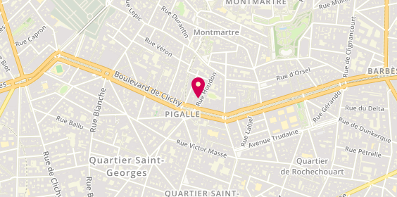 Plan de Vestiaire des Parisiennes, 5 Rue Houdon, 75018 Paris