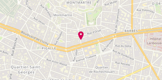 Plan de Le 8 Rive Droite, 8 Rue Dancourt, 75018 Paris
