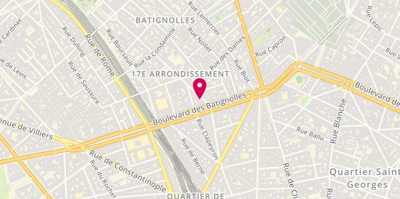 Plan de L'Incontournable, 3 Rue des Batignolles, 75017 Paris