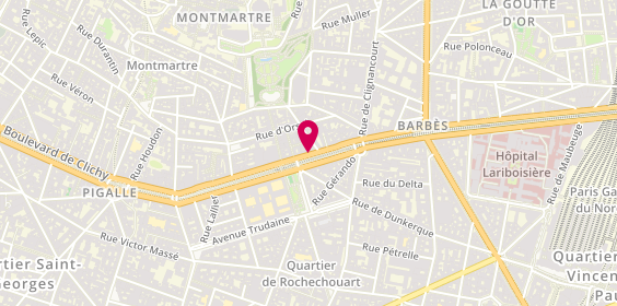 Plan de Meli Shop, 60 Blvd Marguerite de Rochechouart, 75018 Paris