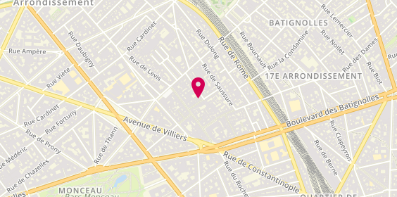 Plan de Levis Shoes, 16 Rue Lebouteux, 75017 Paris