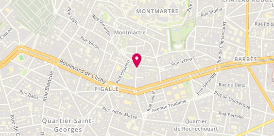 Plan de Chiffon et Basile, 86 rue des Martyrs, 75018 Paris