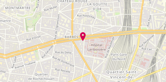 Plan de Guerrisol, 45 Boulevard de la Chapelle, 75010 Paris