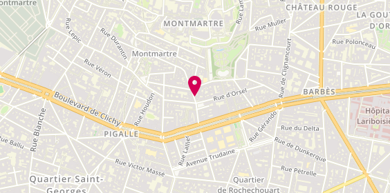 Plan de Arsène et Les Pipelettes, 2 Rue des 3 Frères, 75018 Paris