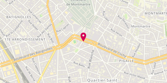 Plan de Maison Ernest, 75 Boulevard de Clichy, 75009 Paris
