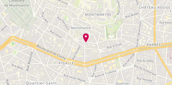 Plan de Shannon, 15 Rue Yvonne le Tac, 75018 Paris
