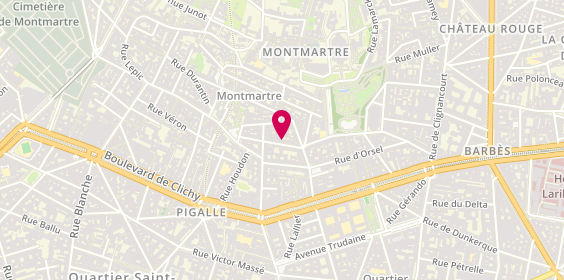 Plan de Petit Pan, 10 Bis Rue Yvonne le Tac, 75018 Paris