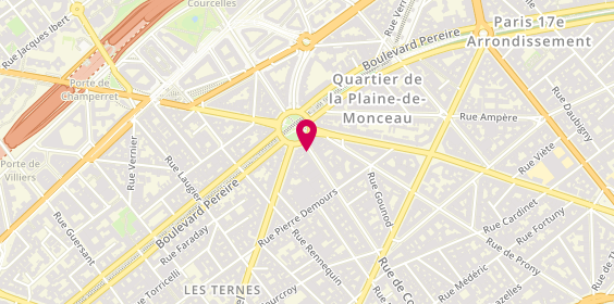Plan de Le Tanneur, 165 Rue de Courcelles, 75017 Paris