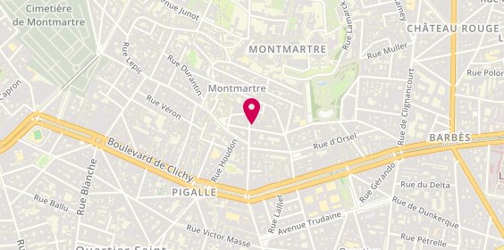 Plan de Ldb, 20 Rue Yvonne le Tac, 75018 Paris