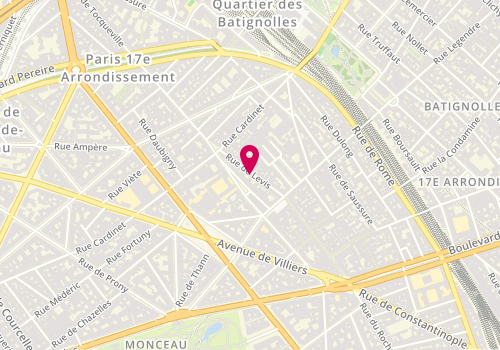 Plan de Shannon, 77 Rue de Levis, 75017 Paris
