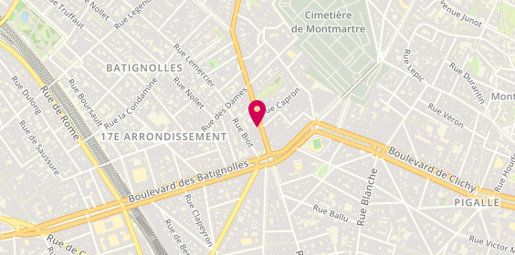 Plan de Célio, 9 avenue de Clichy, 75017 Paris