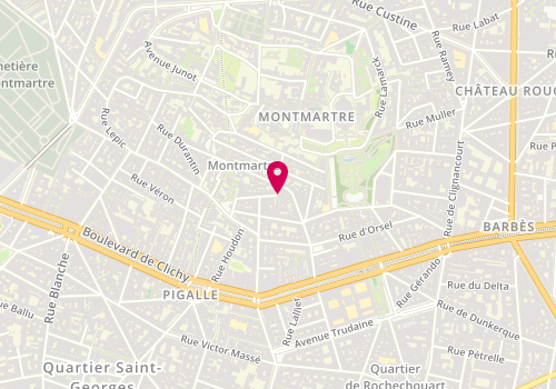 Plan de Redor Christine, 22 Rue la Vieuville, 75018 Paris