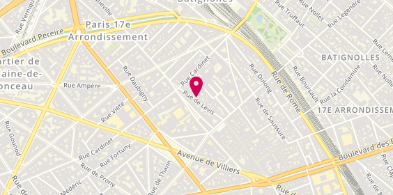 Plan de La Boutique de Kroll, 86 rue de Lévis, 75017 Paris