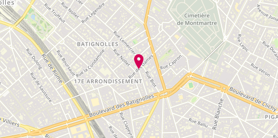 Plan de Les 2 Amis, 15 Rue des Dames, 75017 Paris