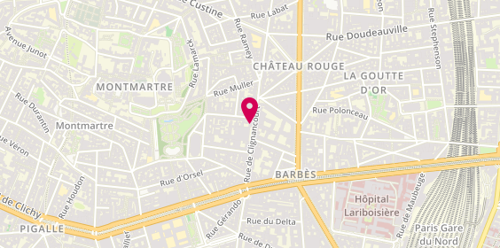 Plan de Sara Mariage, 27 Rue de Clignancourt, 75018 Paris