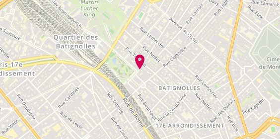 Plan de Leo & Les Crocos, 6 Rue des Moines, 75017 Paris