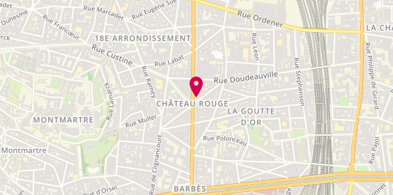 Plan de Courir, 50 Boulevard Barbès, 75018 Paris