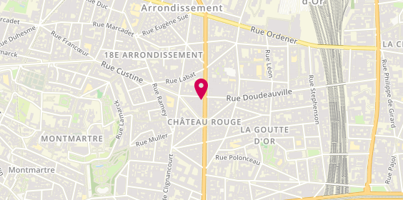 Plan de SAS Rs3, 41 Boulevard Barbes, 75018 Paris