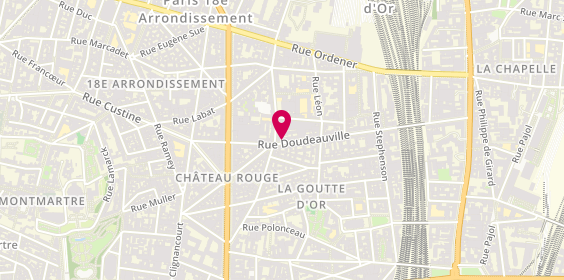 Plan de Adéquat, 72 Rue Doudeauville, 75018 Paris